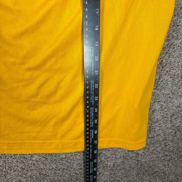 Nike Pittsburgh Steelers NFL Dri-FIT Training Long Sleeve Shirt Yellow Mens L - Picture 6 of 10